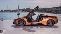 BMW i8 Roadster vleugeldeuren