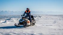 Baikalmeer: Mazda CX-5 en sneeuwscooter (2018)