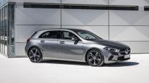Mercedes A-klasse (2018) grijs voorkant