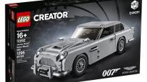Aston Martin DB5 van Lego is hier