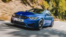 BMW M3 CS blauw voorkant