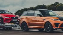 Range Rover Sport SVR en Jaguar XE SV Project 8