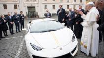Lamborghini Huracan van de Paus