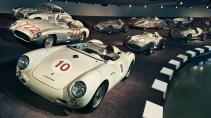 Porsche 550 Spyder in het Mercedes-museum