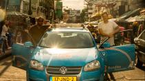 Elektrische Volkswagen Golf in Kaoh San Road