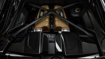 Audi R8 V10 Decennium motor brons