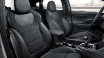 Hyundai i30 Fastback N Performance Package: test 2019 - stoelen interieur