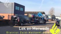 Lamborghini Gallardo in beslag genomen in Gorinchem