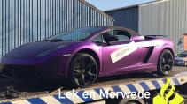 Lamborghini Gallardo in beslag genomen in Gorinchem