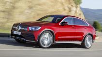 Mercedes GLC Coupé-facelift rood