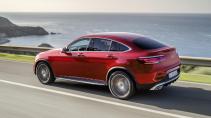 Mercedes GLC Coupé-facelift rood