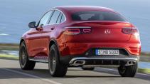 Mercedes GLC Coupé-facelift rood