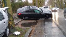 Mercedes-AMG C 63 crasht inMercedes-AMG C 63 crasht in Den Haag Den Haag