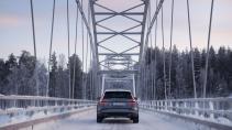 Volvo V60 Cross Country T5 AWD sneeuw brug