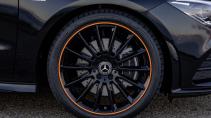 Mercedes CLA Coupé 2019: 1e rij-indruk - velg zwart oranje