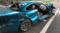 BMW 4-serie cabrio crash