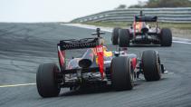 Pierre Gasly en Max Verstappen Zandvoort GP Nederland