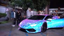 Lamborghini Huracan van Chris Brown