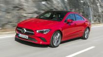 Mercedes CLA 200 coupe rood
