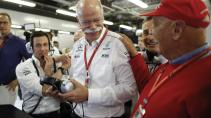 Toto Wolff Niki Lauda Dieter Zetsche