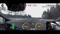 POV-video van de Mégane RS Trophy-R op de Ring