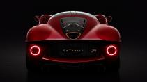 De Tomaso P72 recht achter showmodel