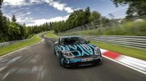 Porsche Taycan snelste vierdeurs EV Ringrecord Nürburgring Nordschleife camouflage
