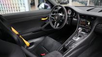 matzwarte Porsche 911 GT3 RS interieur