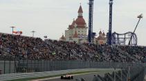 Grand Prix van Rusland Ferrari met achtbaan