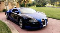 voorwielaangedreven Bugatti Veyron met achterbank