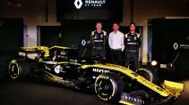 Daniel Ricciardo en Nico Hulkenberg bij Renault F1
