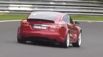 Tesla Model S op Nürburgring
