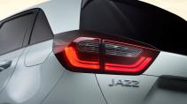 Honda Jazz achter detail naamplaat