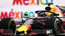 Max Verstappen met inters in GP van Mexico 2019
