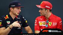 Max en Leclerc in persconferentie over Zandvoort F1 GP van Japan 2019
