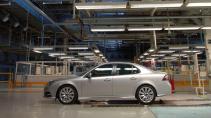 Saab 9-3 Aero in de fabriek