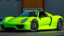 Porsche 918 Spyder Acid Green
