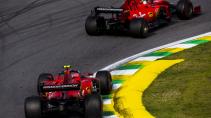 Leclerc en Vettel GP van Brazilië 2019