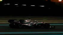 Lewis Hamilton 3 4 achter rijder GP van Abu Dhabi 2019