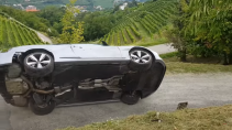 Audi RS 5 crash onder