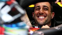 Daniel Ricciardo glimlach