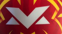 Helm van Max Verstappen veiling detail Verstappen logo