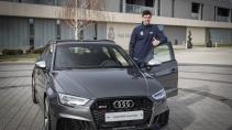 Real Madrid Audi RS3 Courtois