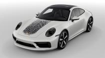 Porsche 911 met vingerafdruk