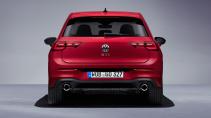 Volkswagen Golf 8 GTI 2020 achterkant en uitlaten