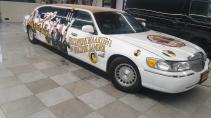 goedkoopste limousine met stickers 3 4 voor