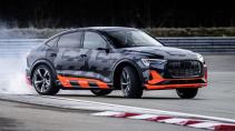 Audi e-tron S Sportback drift op circuit