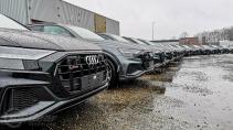 Audi SQ8 op een rijtje