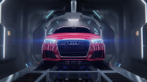 Lolreclame Audi RS3 Sportback recht voor