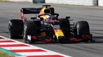 Red Bull Racing Max Verstappen tests Barcelona